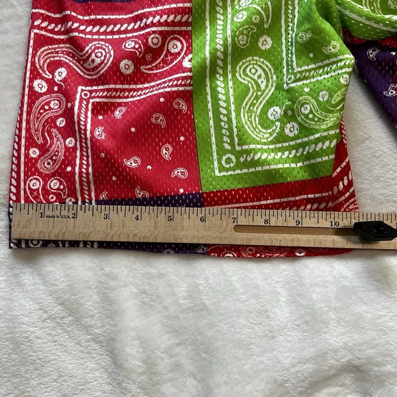 PUMA LAMELO BALL Medium Paisley Basketball Shorts Not From Here Men Patchwork - Picture 6 of 13